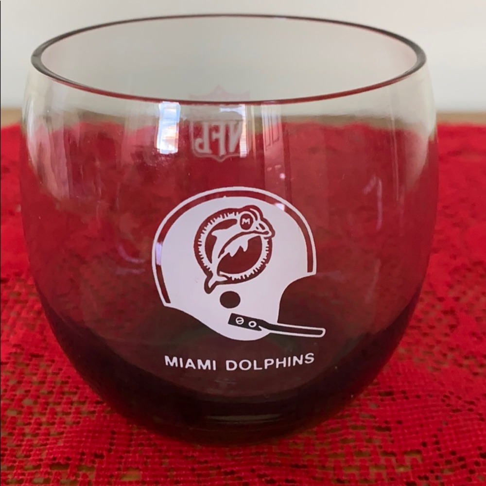 NFL Miami Dolphins Whiskey Glass